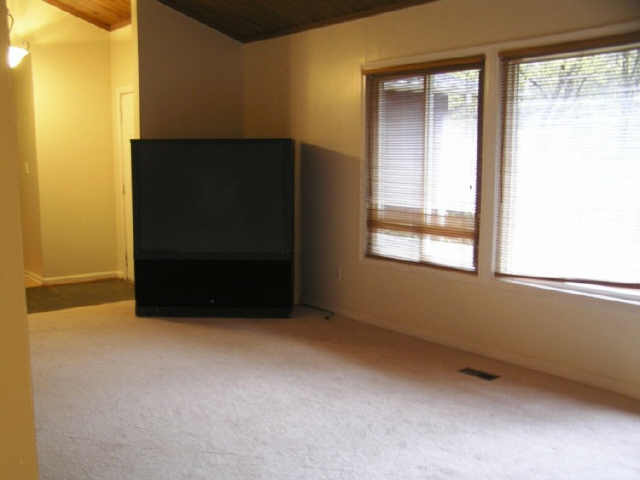 BEFORE: Sad living room with abandoned TV
