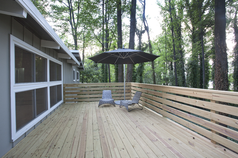 AFTER - Deck = Insta-Cool Homeowner, envy of all the deck-less friends. Trust us.