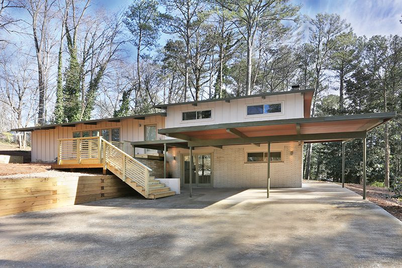 Mid-Century Modern Renovation Atlanta GA Northcrest Modern Home