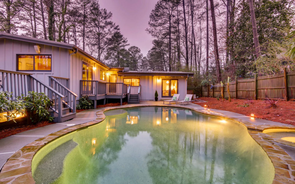 Lights, camera, DRAMA – Atlanta Midcentury Modern Home for sale!!!