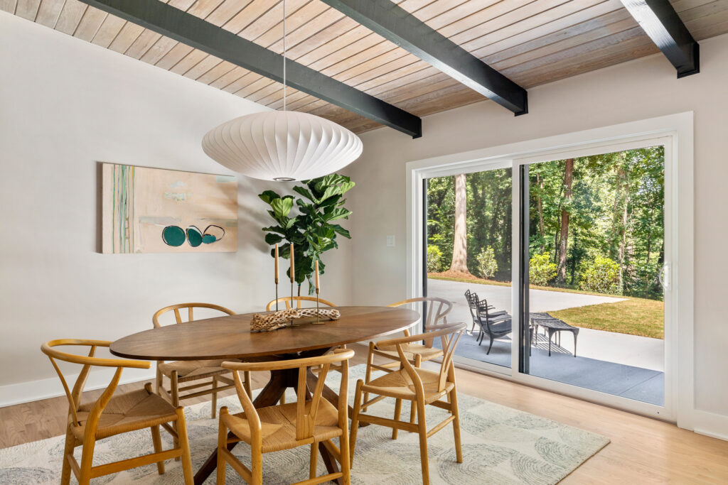 Atlanta mid-century Modern Homes for sale, Stunning renovation in Victoria Estates marketed by Domo REALTY 